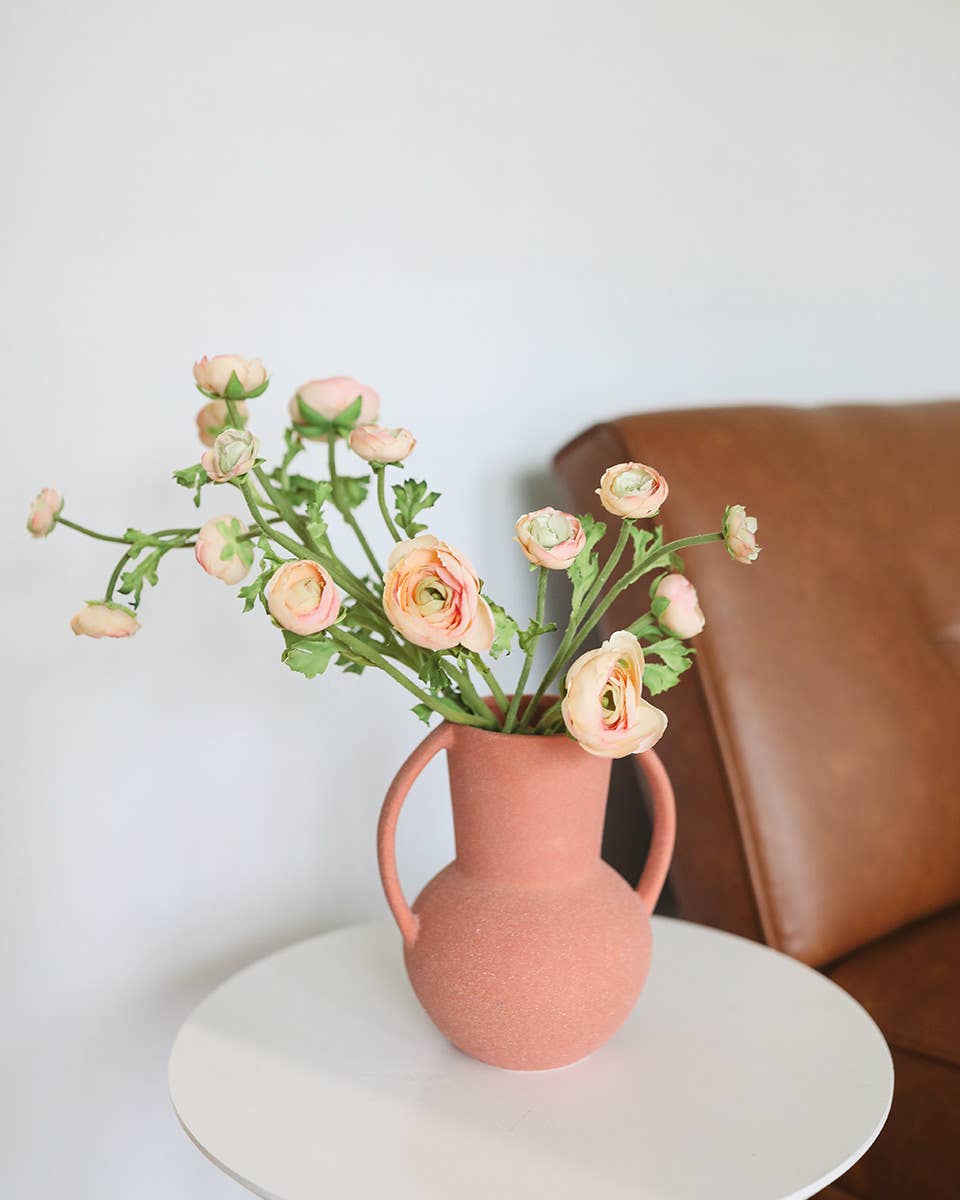Real Touch Apricot Ranunculus 22”