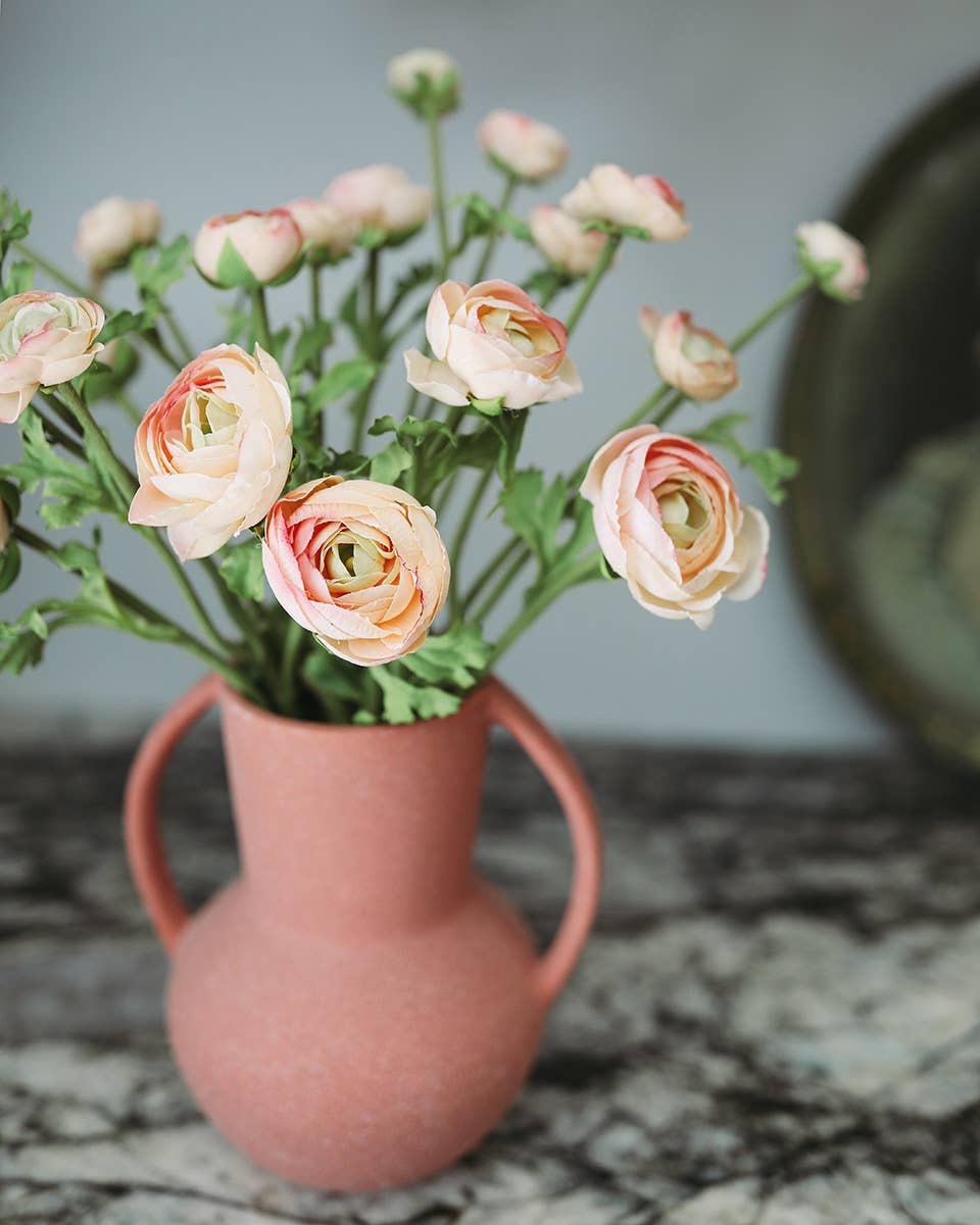 Real Touch Apricot Ranunculus 22”