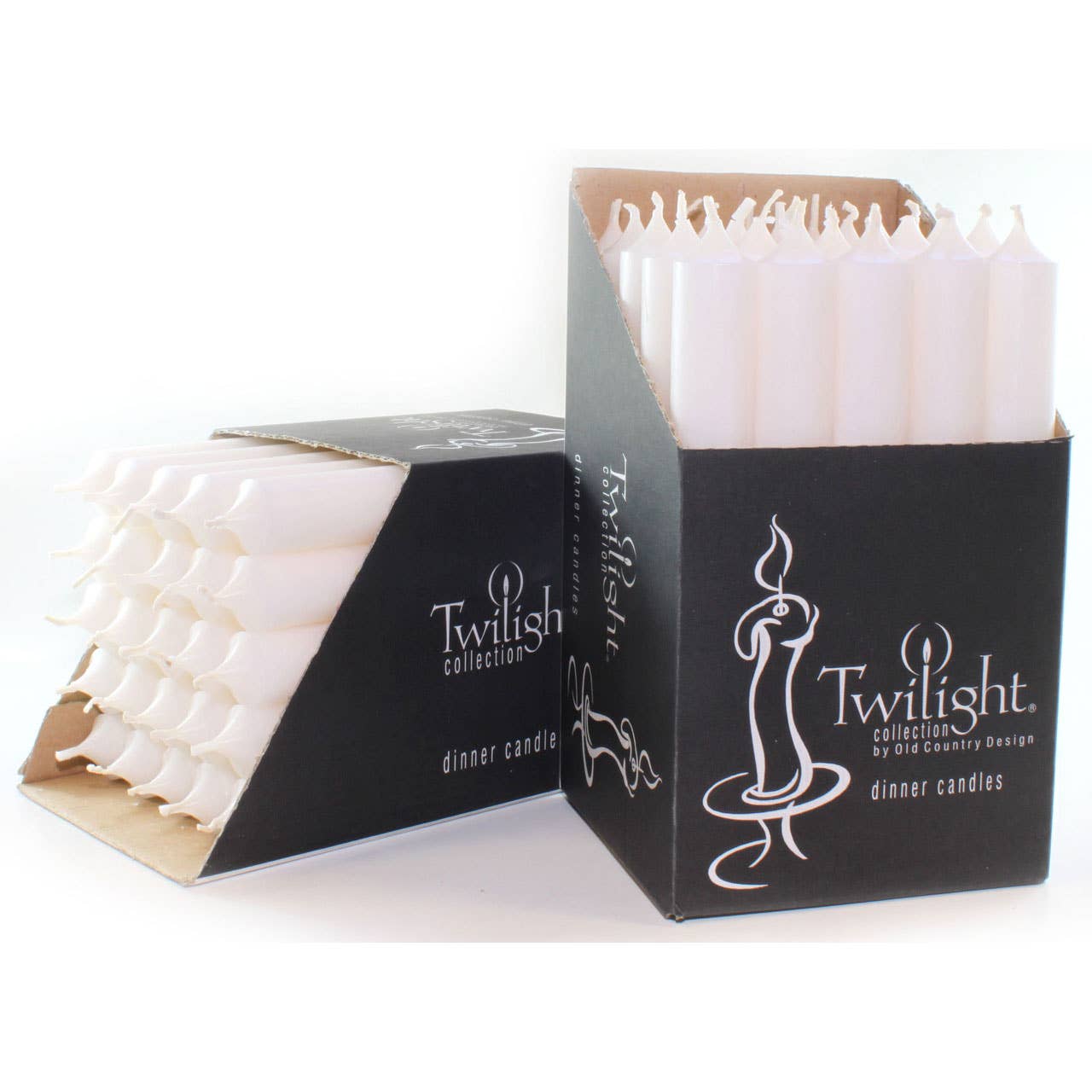 White 7" Dinner Candles | Single