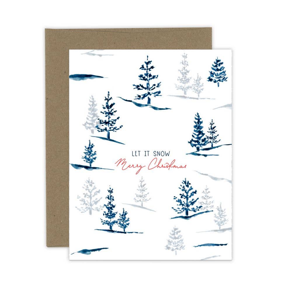Let it Snow Christmas Card