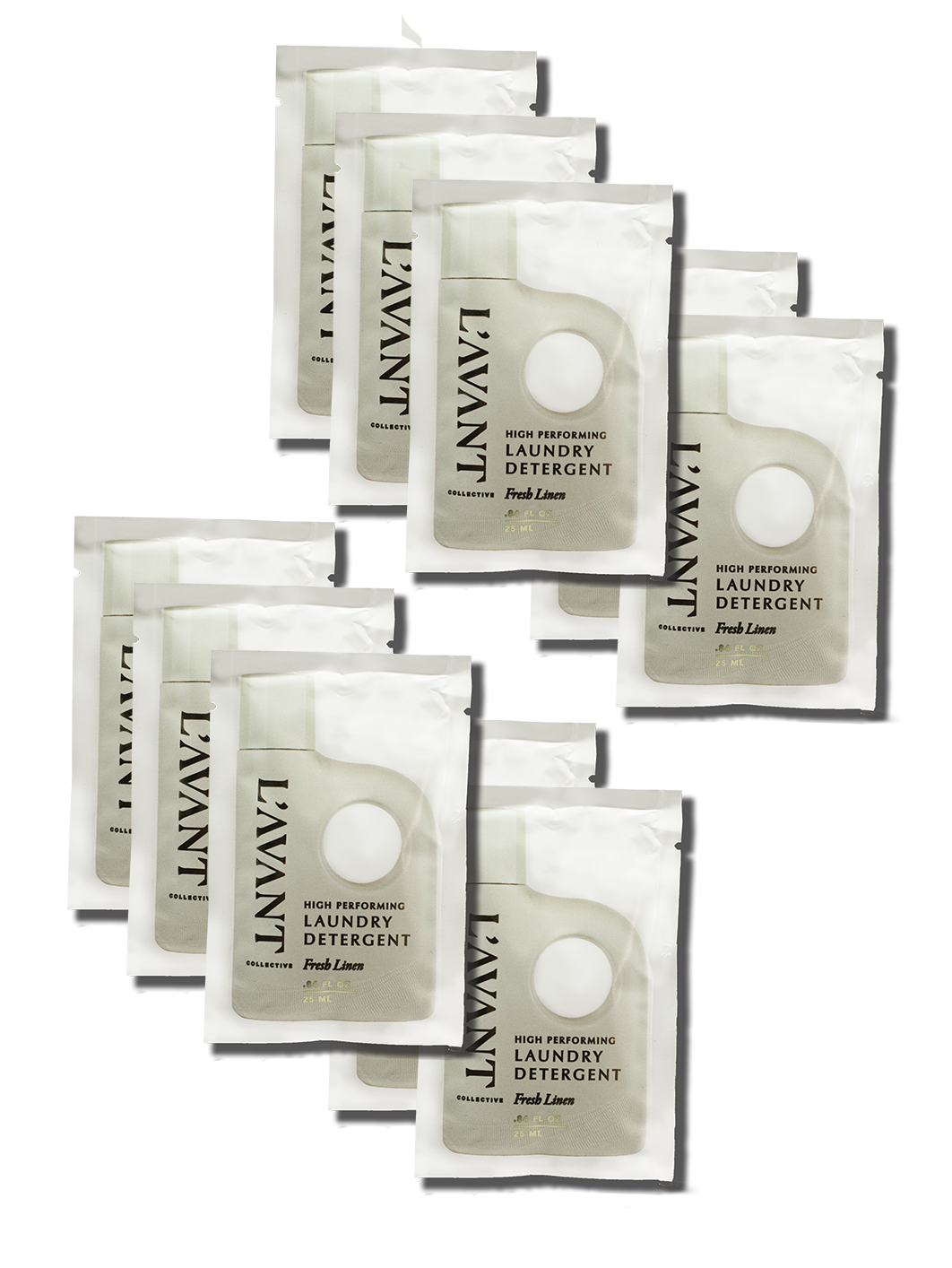 Fresh Linen Laundry Detergent sample pouch