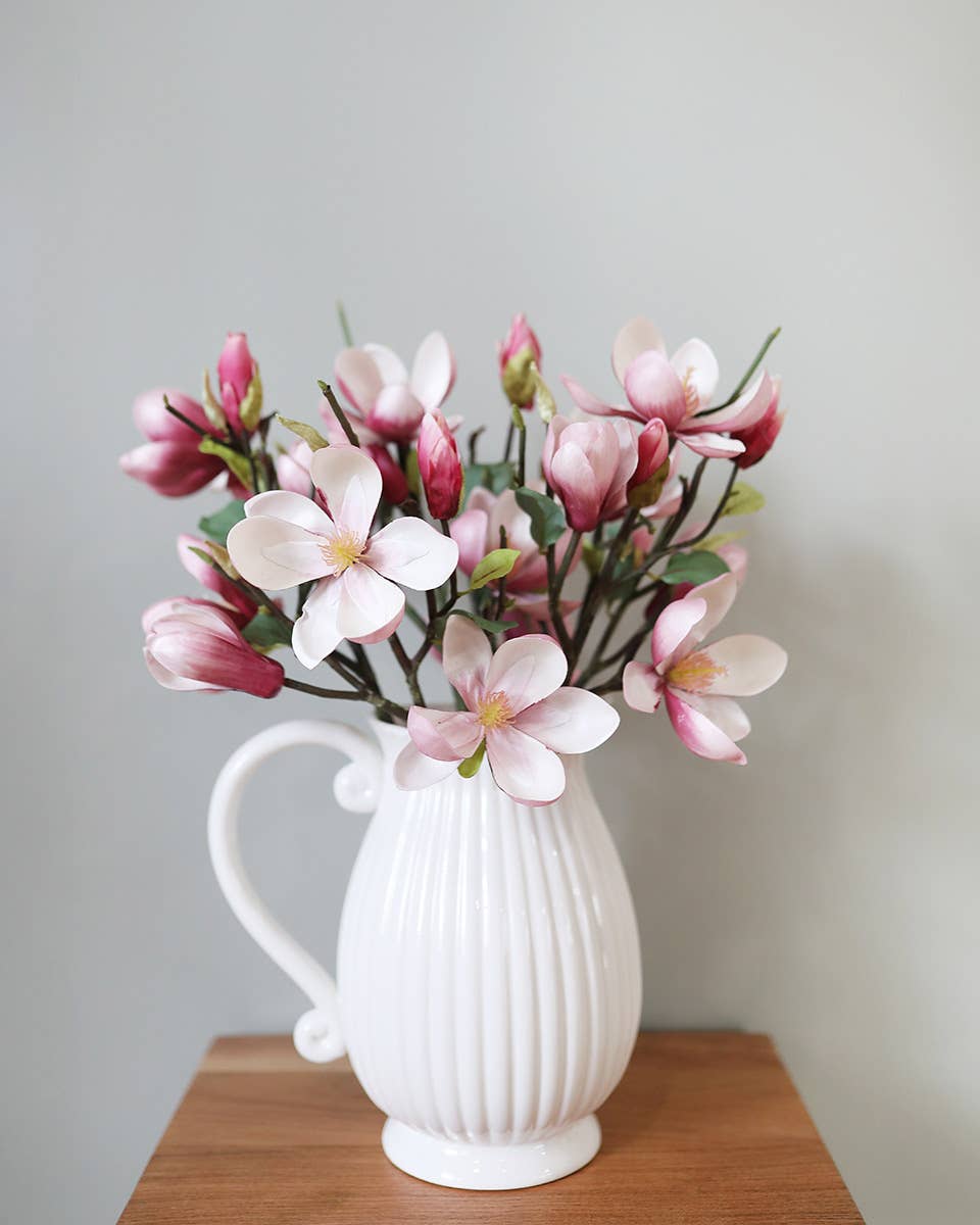 Pink Magnolia Stem 20"