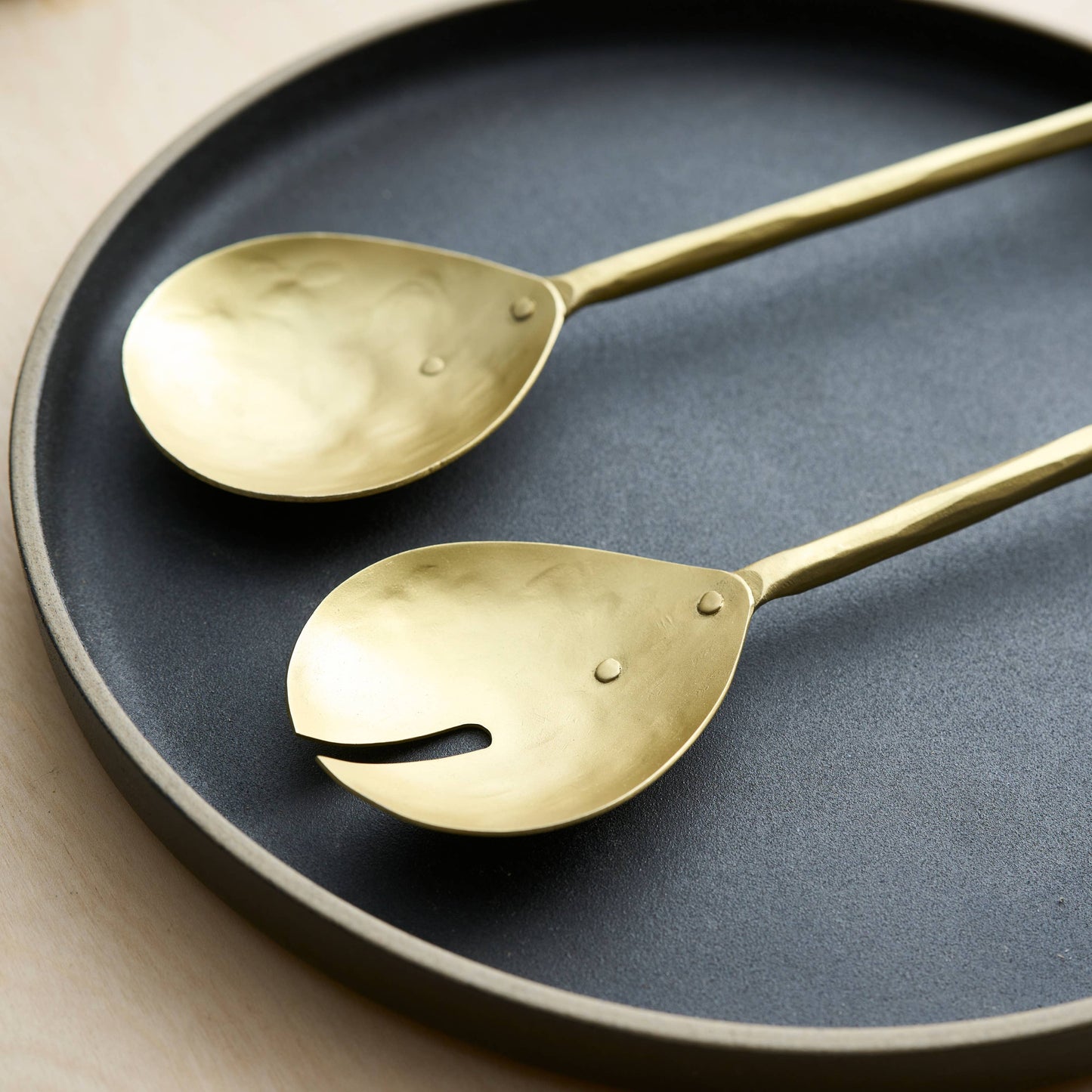 Forge Brass Salad Servers - Set of 2*
