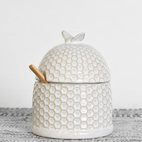 HONEYCOMB DESIGN HONEY SERVER