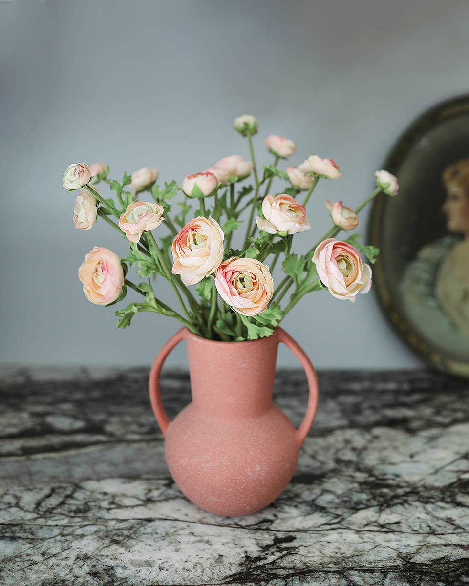 Real Touch Apricot Ranunculus 22”