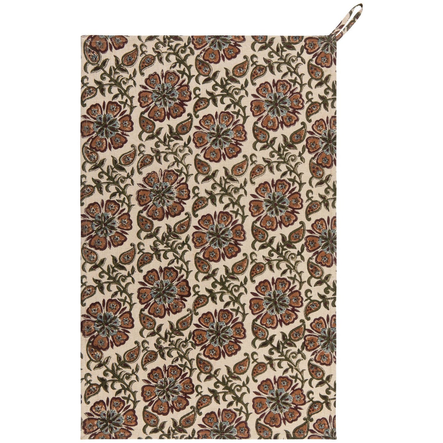 Heirloom Elysian Block Print Dishtowel