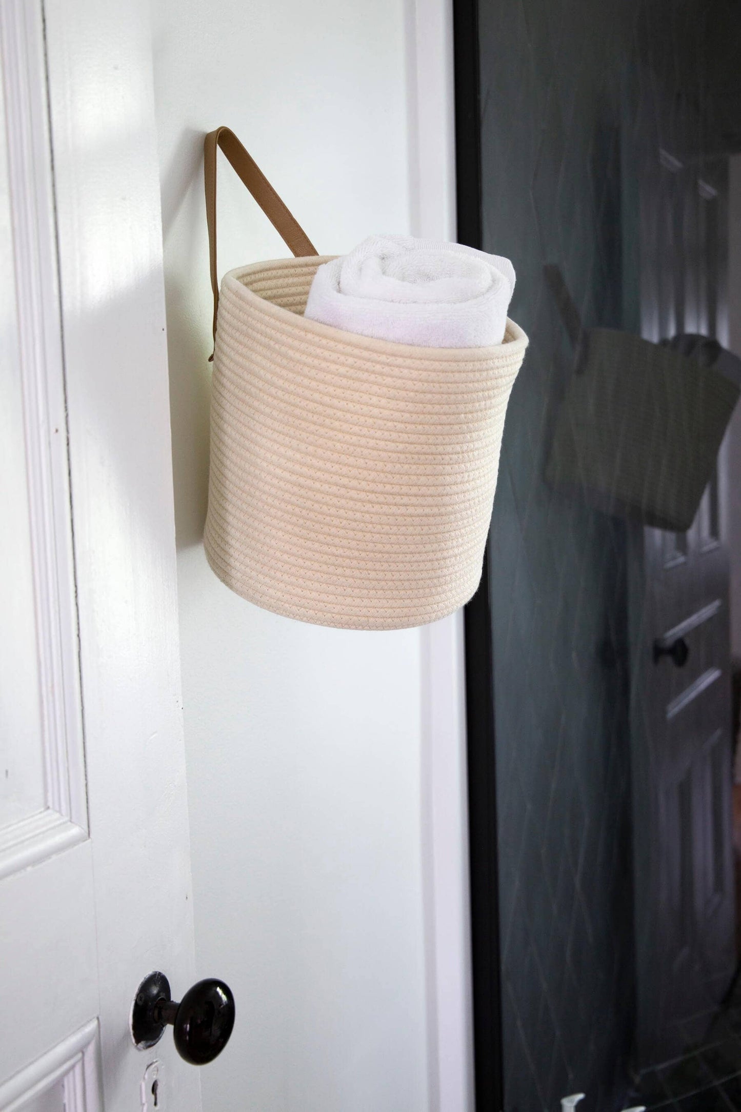 ROUND COTTON HANGING BASKETS | 2 Sizes