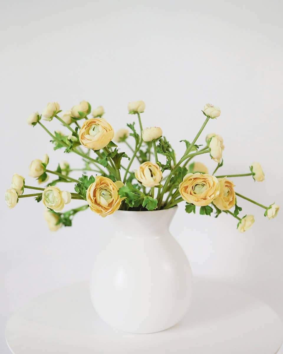 Real Touch Yellow Ranunculus 22”