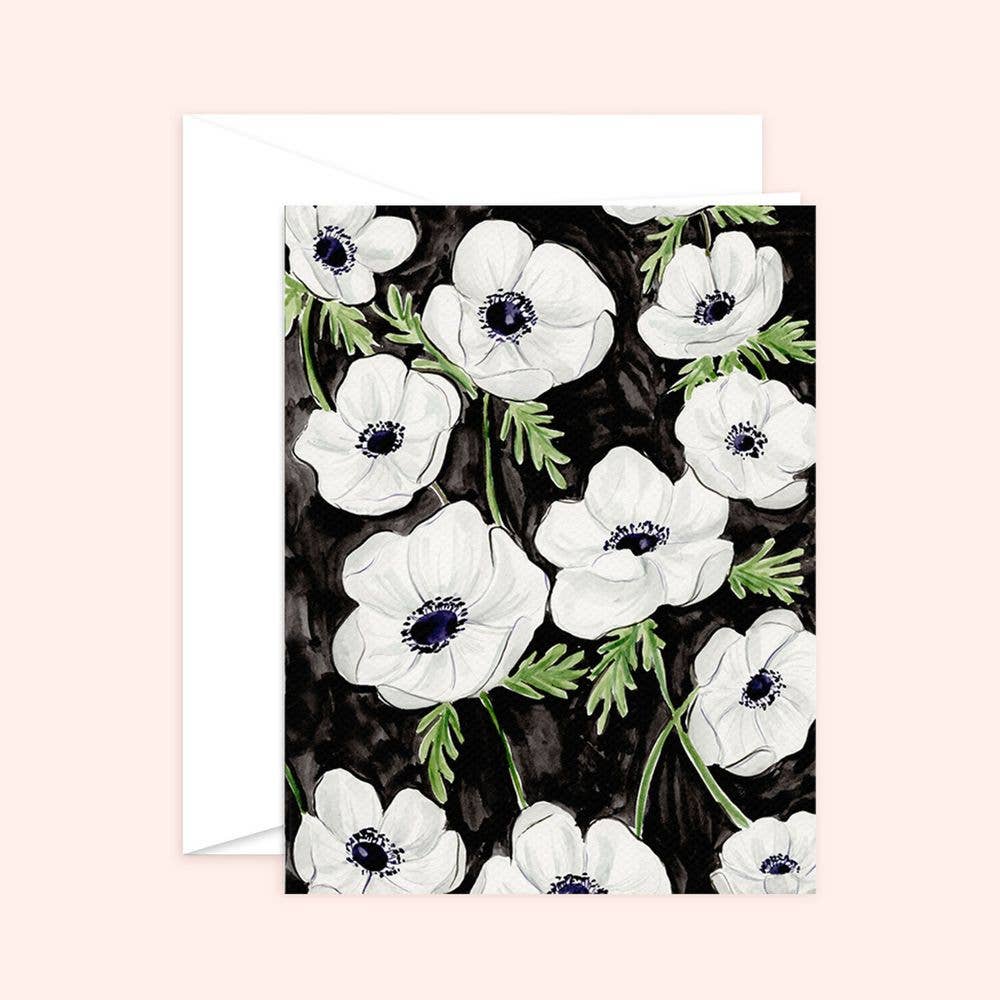 Anemones Florals Card | Everyday Card