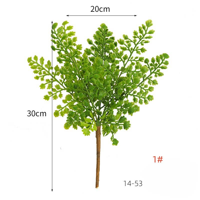 Artificial Fern leaves vase filler succulent branches