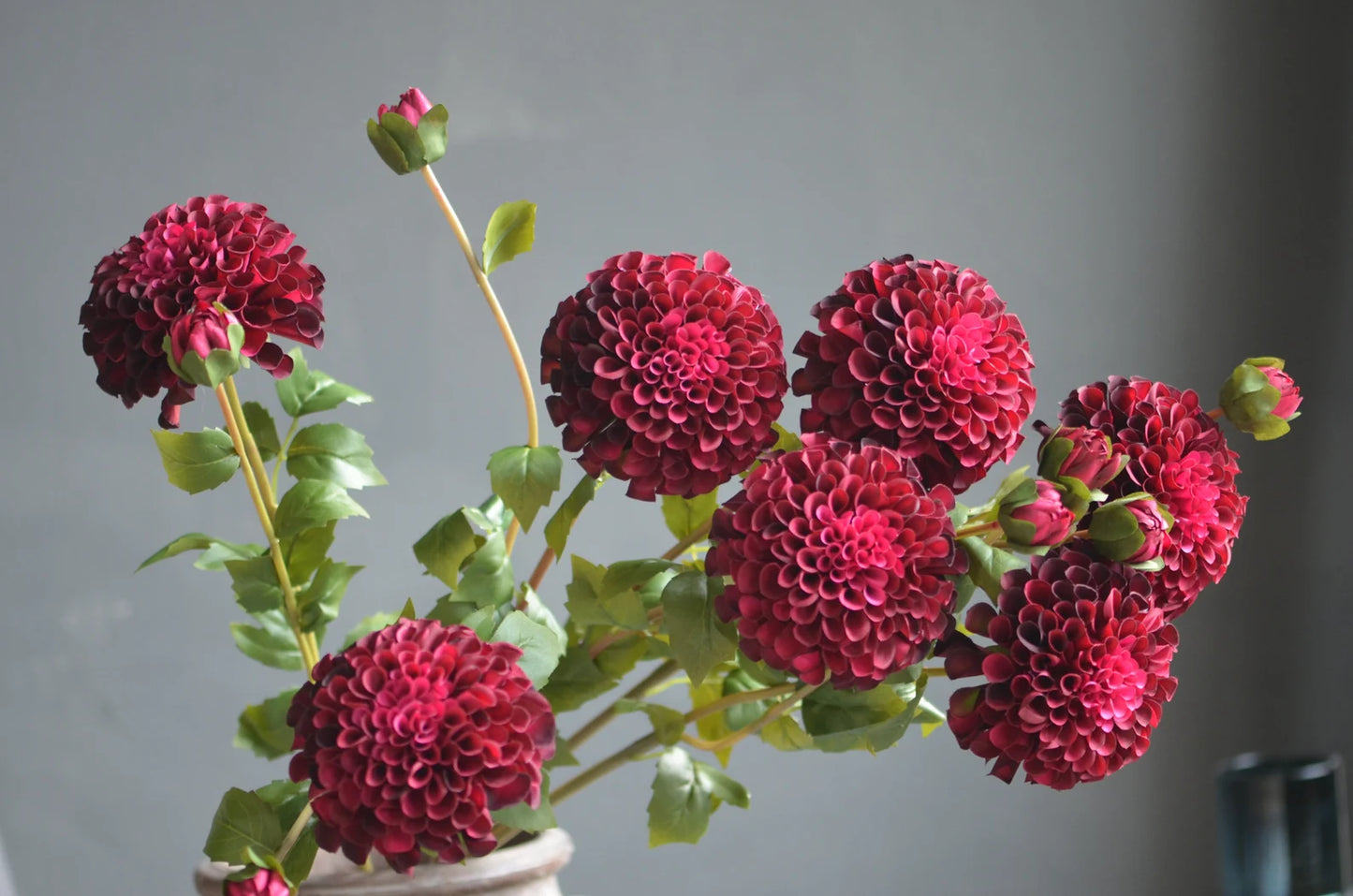 Faux Dahlia Flowers