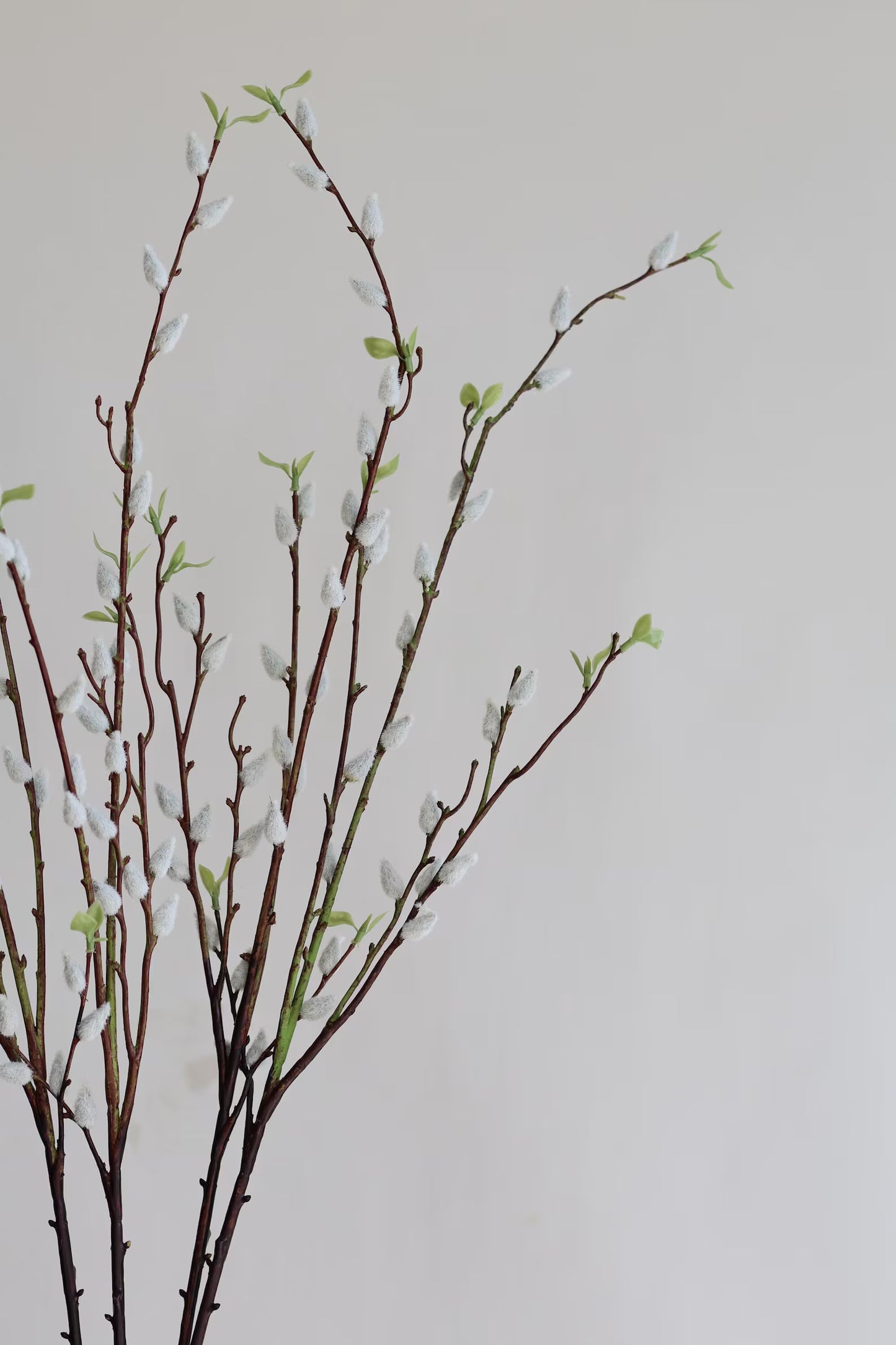 37.5" Artificial Pussy Willow Branch
