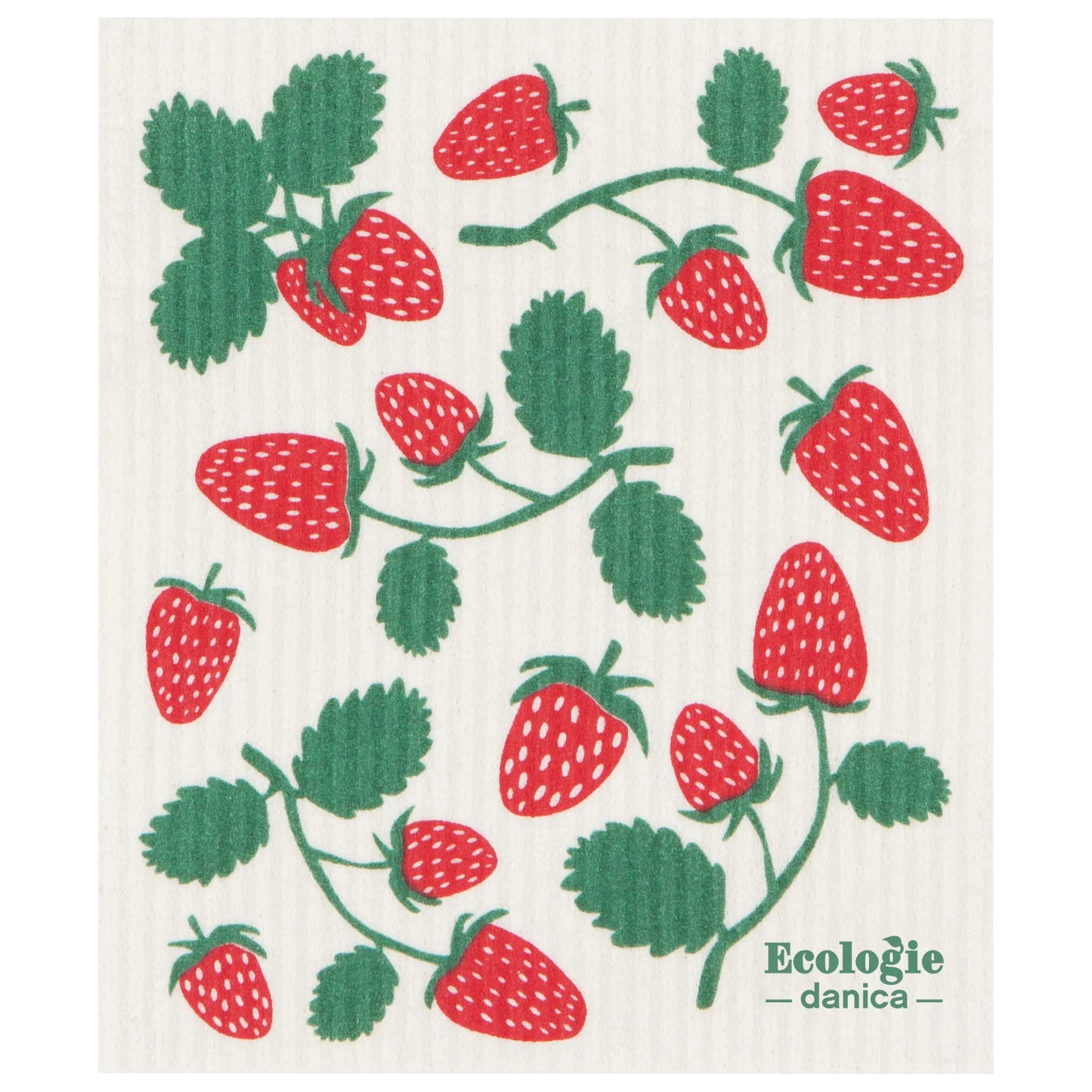 Strawberries Swedish Dishcloth - Magnolia Lane co. Home + Garden + Gift