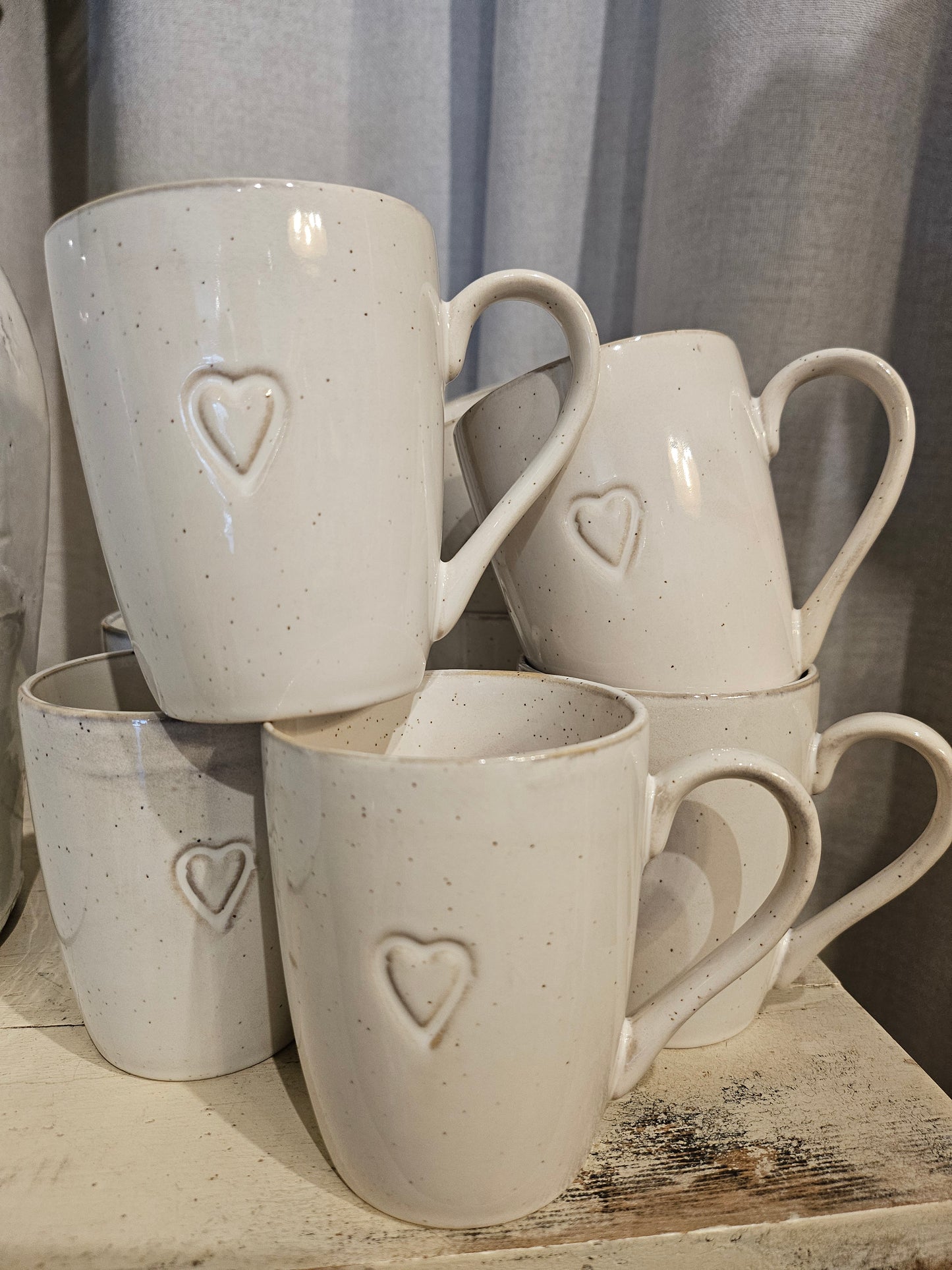 Porcelain Heart Mug