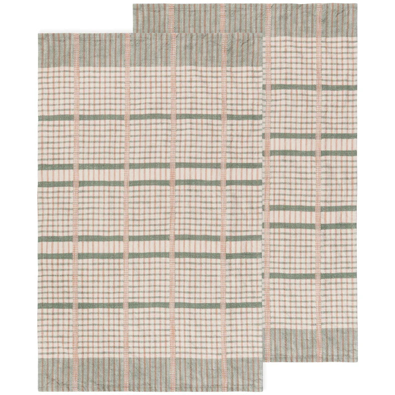 Willow Finley Check Dishtowels Set of 2 - Magnolia Lane co. Home + Garden + Gift