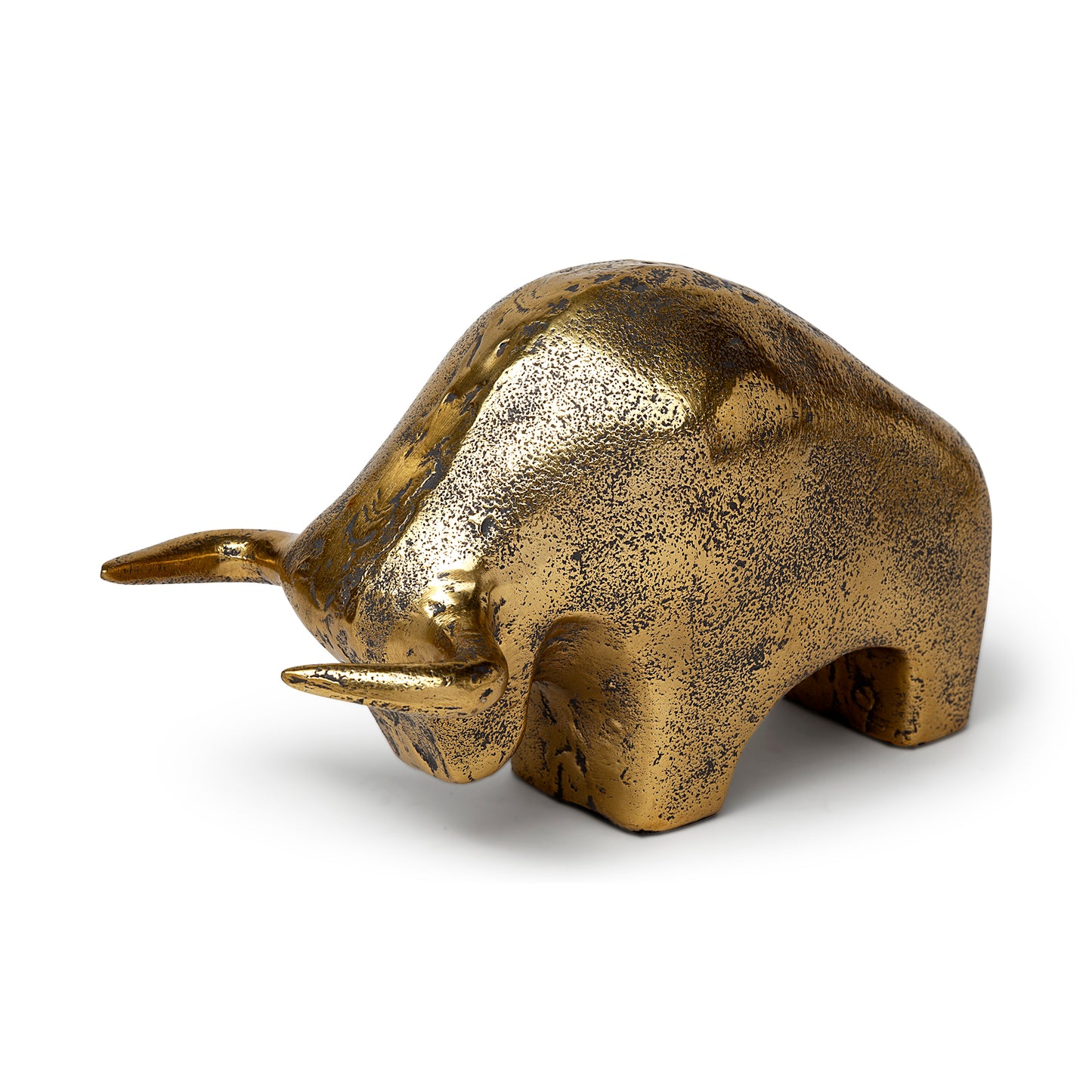 Tauro Bull Sculpture | Gold - Magnolia Lane co. Home + Garden + Gift