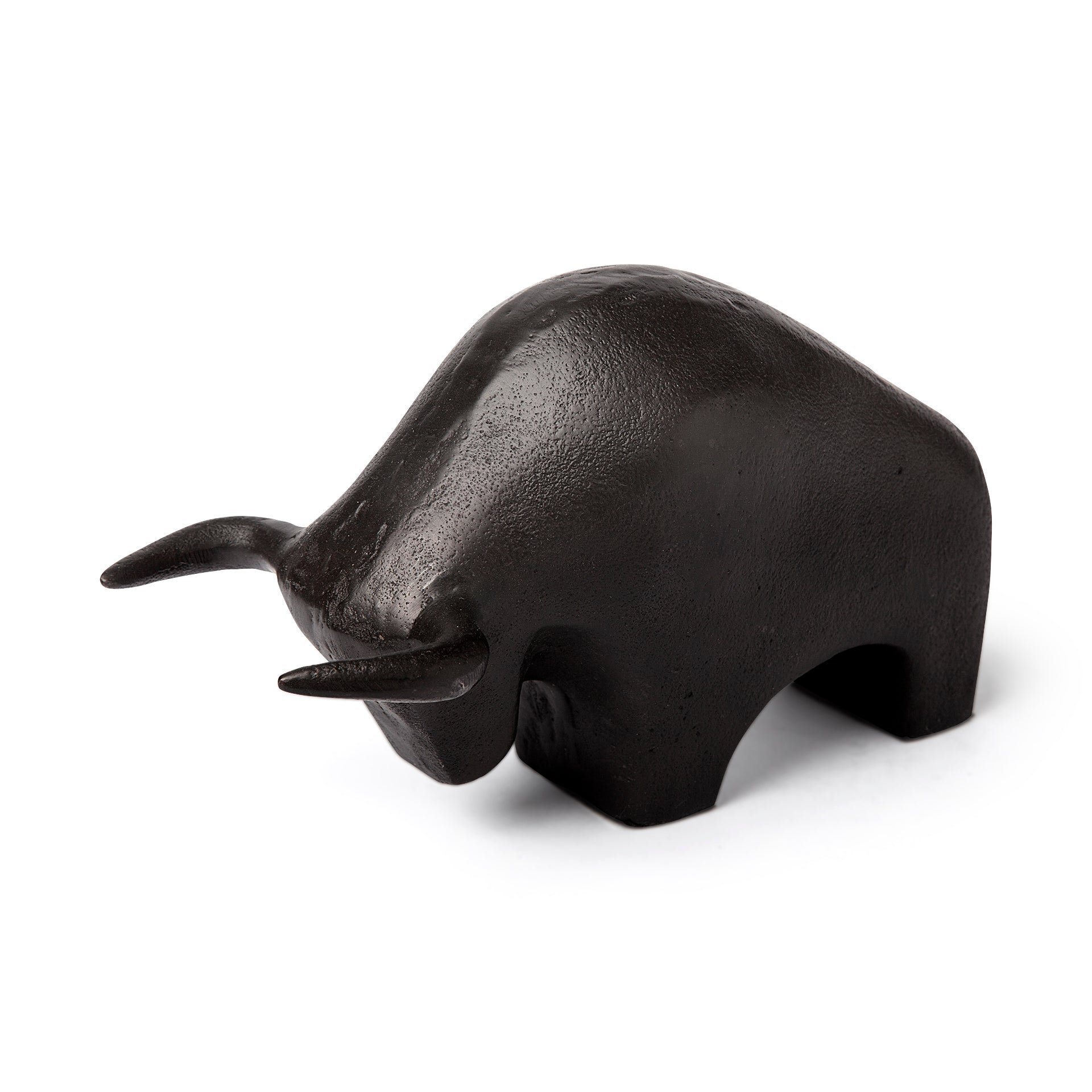 Tauro Bull Sculpture | Black - Magnolia Lane co. Home + Garden + Gift