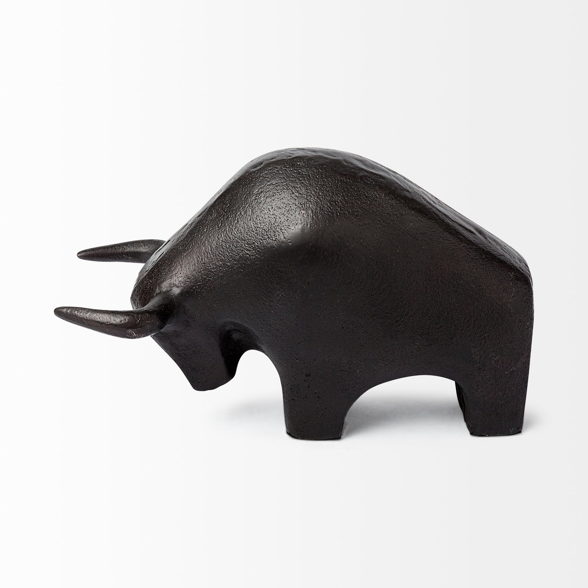 Tauro Bull Sculpture | Black - Magnolia Lane co. Home + Garden + Gift