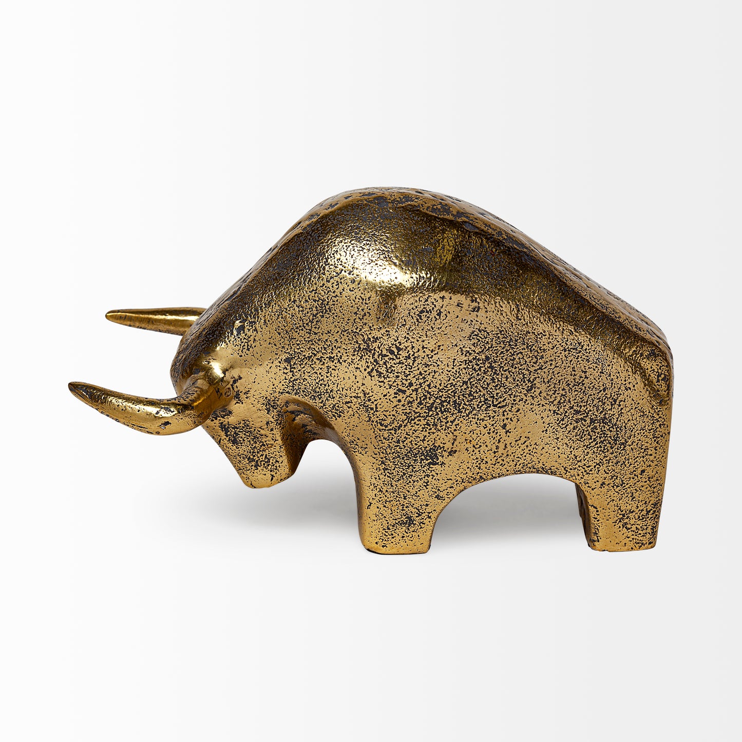 Tauro Bull Sculpture | Gold - Magnolia Lane co. Home + Garden + Gift