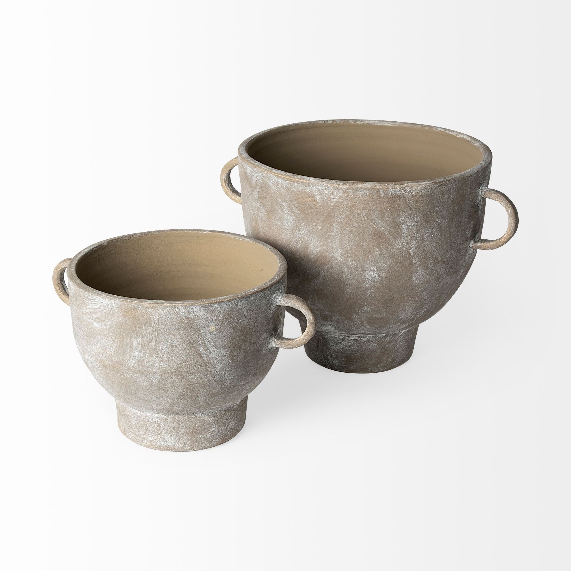 Deya Rustic Brown Ceramic Vase | 2 Sizes - Magnolia Lane co. Home + Garden + Gift