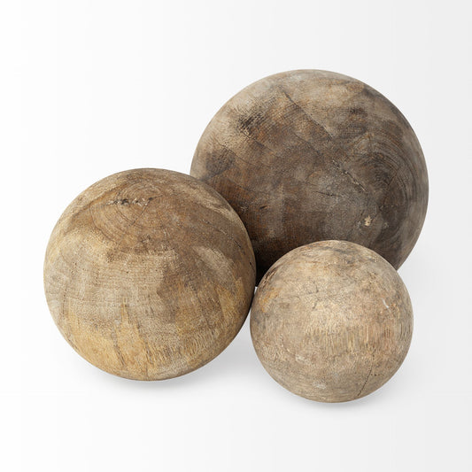 Carrick Wood Spheres | Set of 3