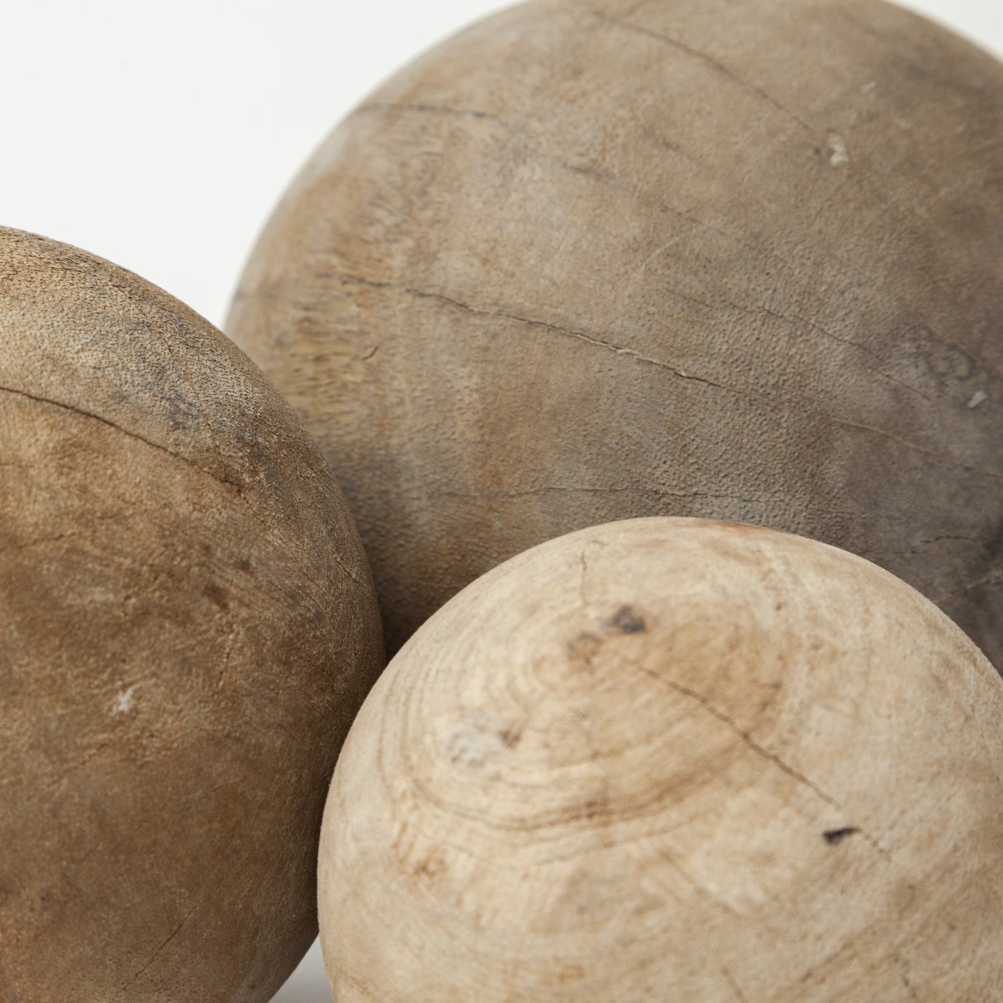 Carrick Wood Spheres | Set of 3