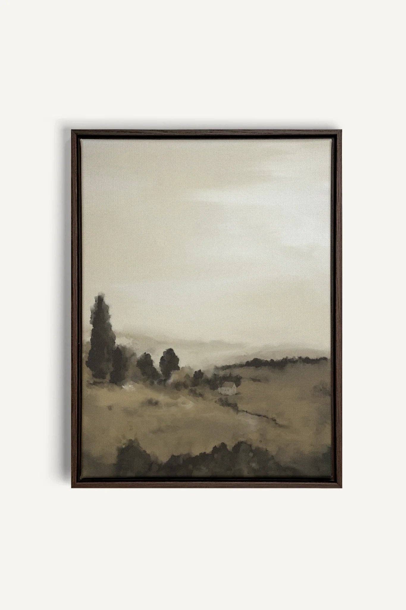 PRAIRIE DE BRUME, Oeuvre sur toile étirée - Magnolia Lane co. Home + Garden + Gift