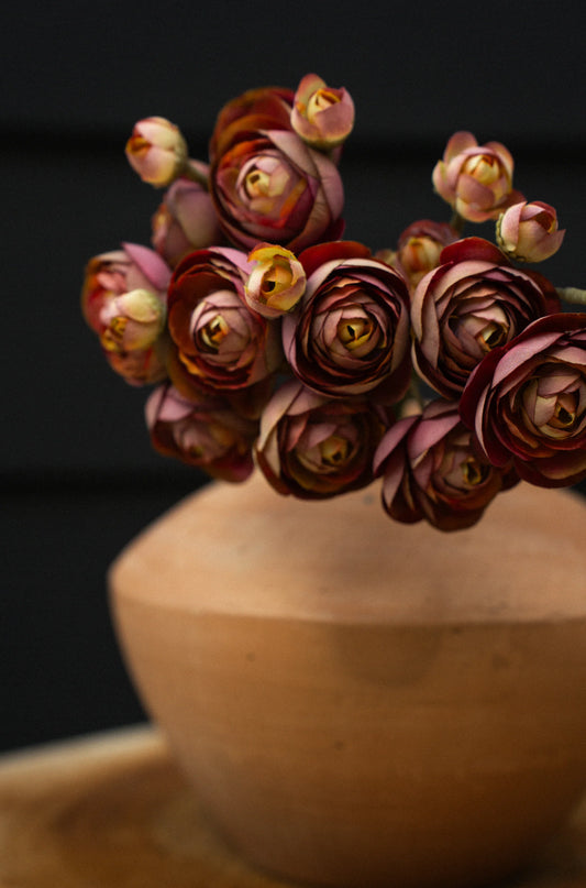 Ranunculus Bouquet, Deep Pink