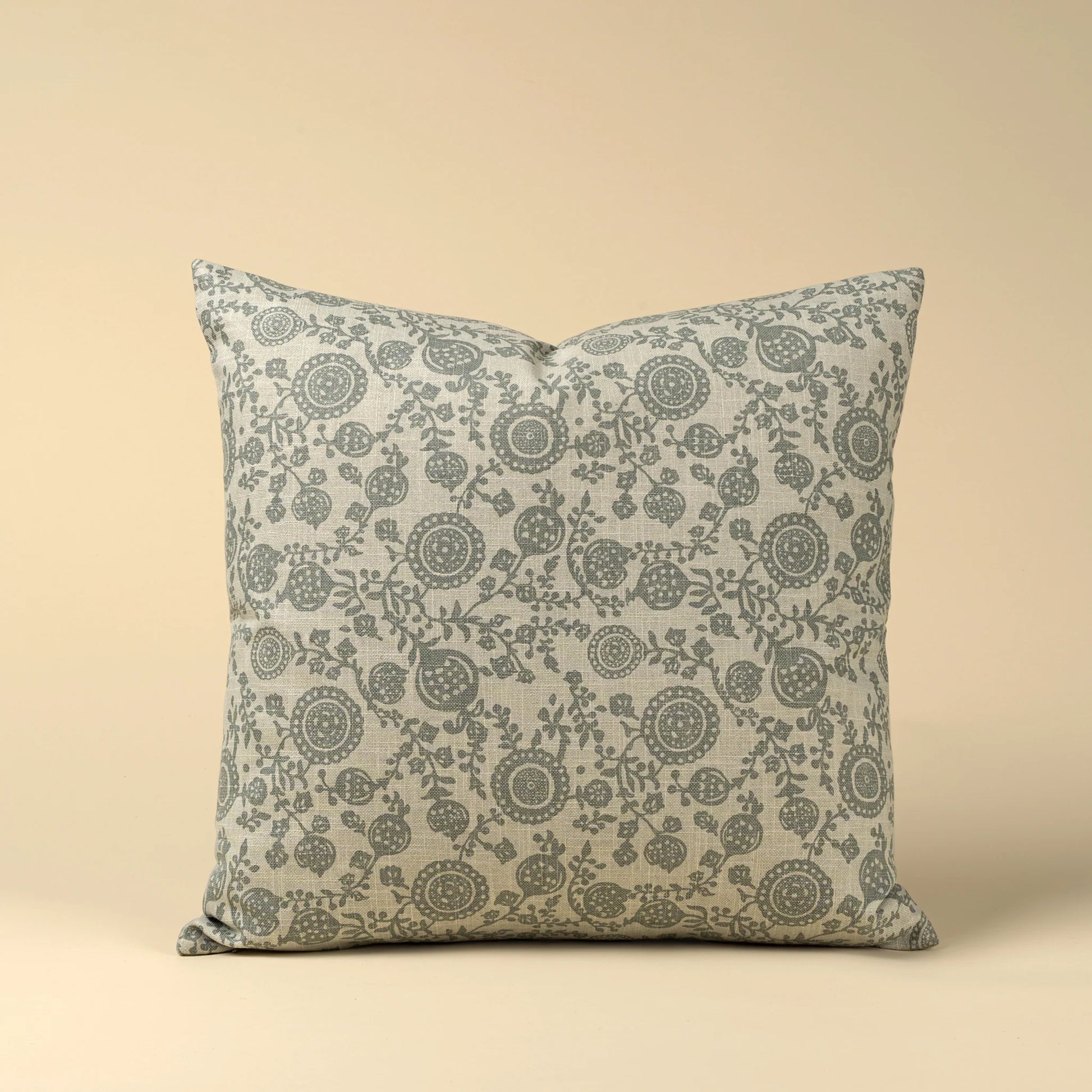 20x20 Pomegranate Pillow, Slate Blue - Magnolia Lane co. Home + Garden + Gift