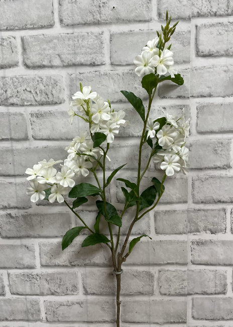 33.5" Faux WHITE PHLOX STEM