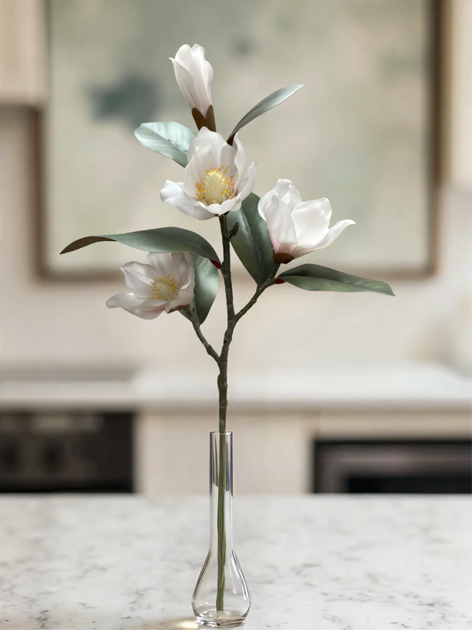 26" FRESH TOUCH WHITE MAGNOLIA SPRAY - Magnolia Lane co. Home + Garden + Gift