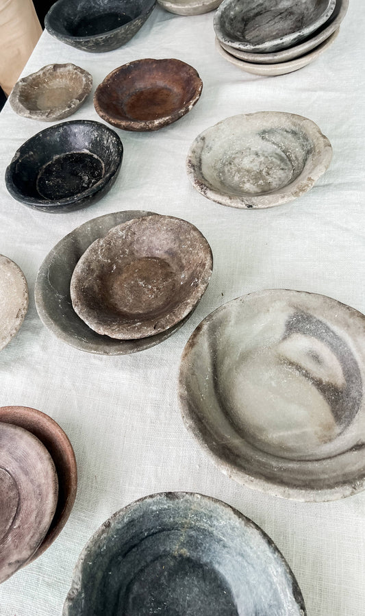 Vintage Marble Plates