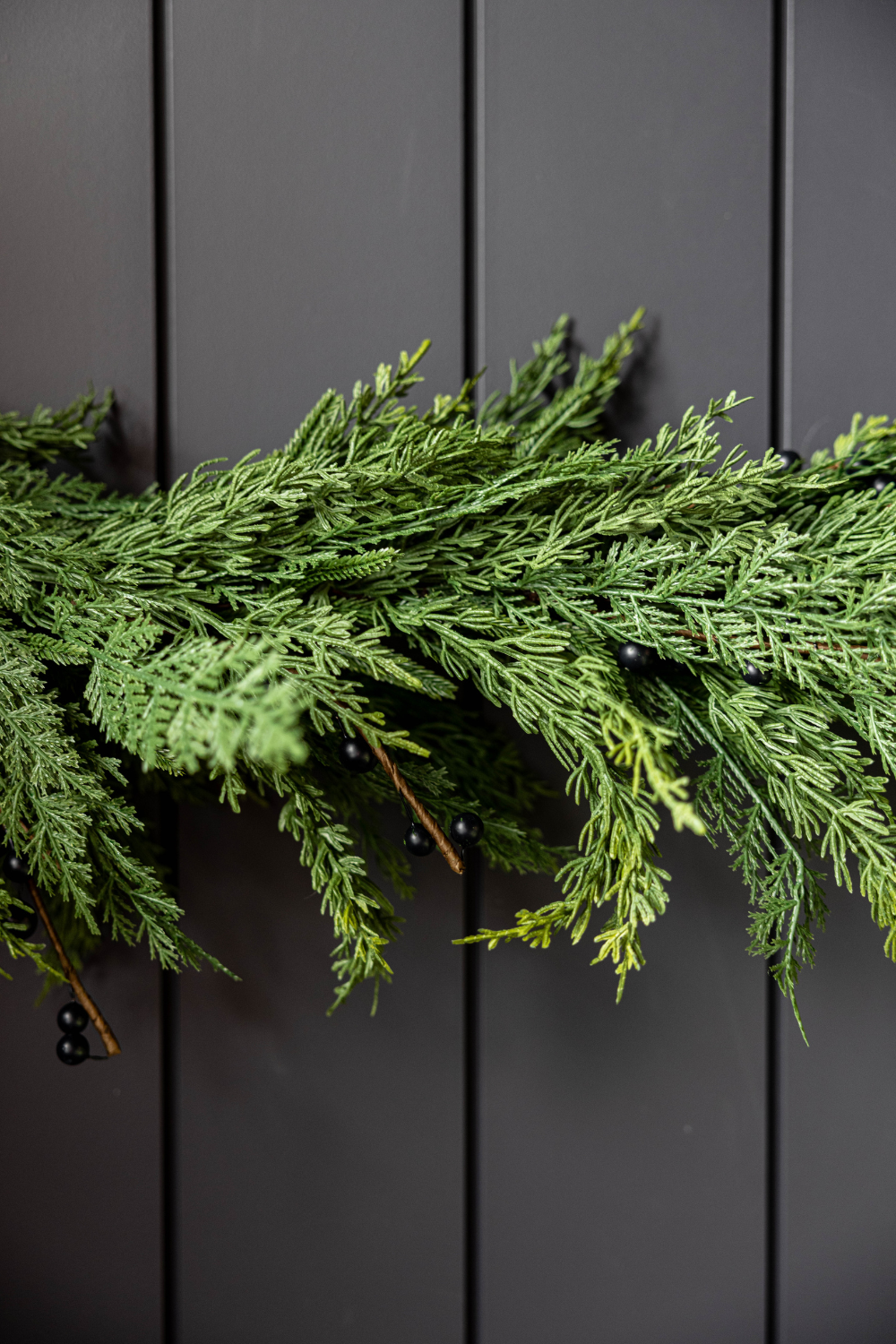 Blue Plum Berry Norfolk Cypress Real Touch Collection