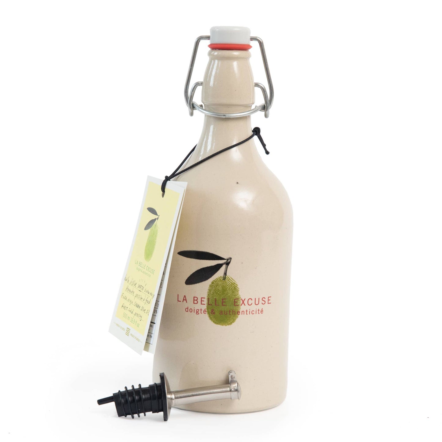 Ceramic Cruet, Extra Virgin Green Olive Oil 500ml