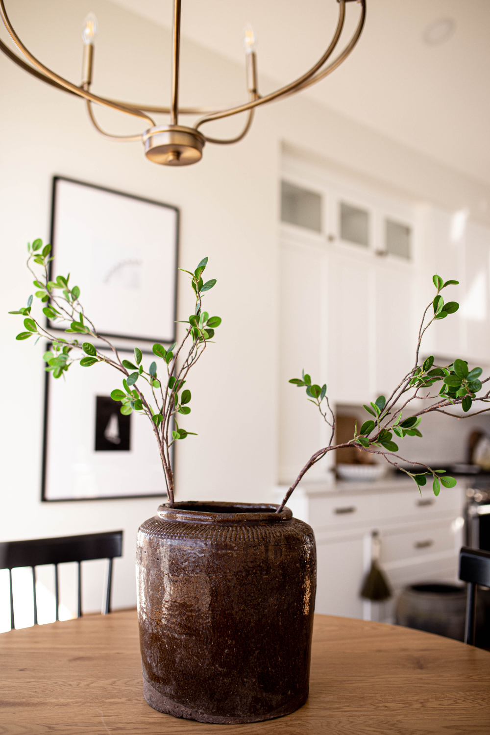 Vintage Found Brown Pot
