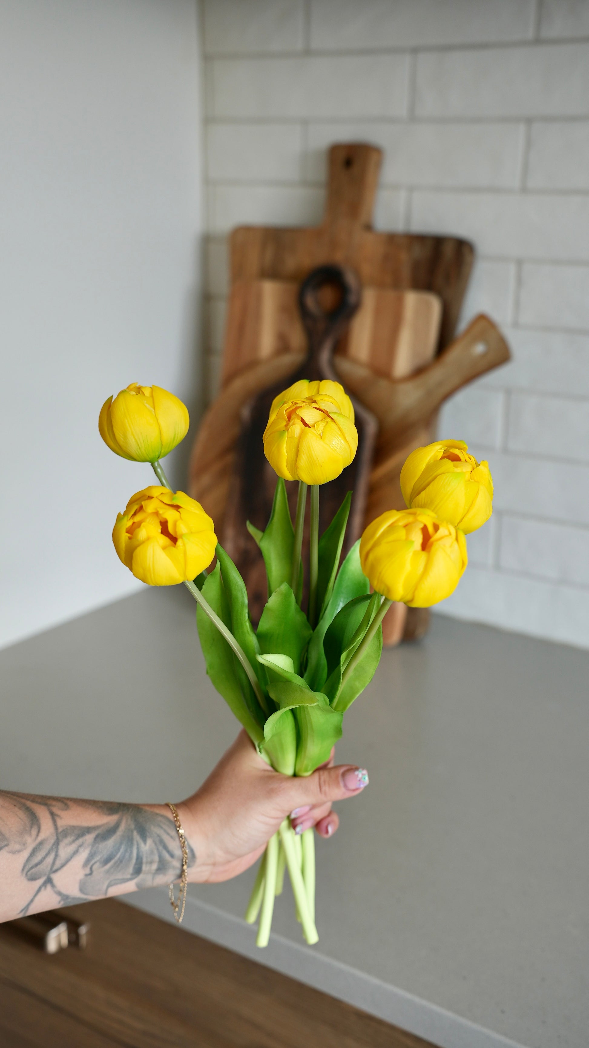 Real Touch Open Tulips - Magnolia Lane co. Home + Garden + Gift