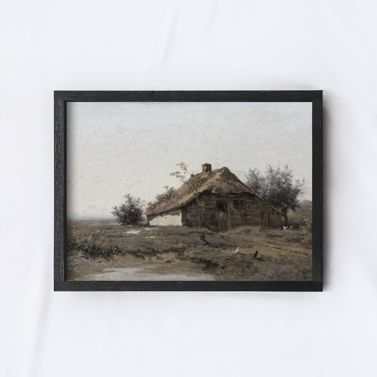 Vintage Cottage Framed | Vintage Landscape Framed A135