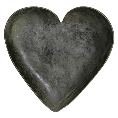 Heart Tray, Forged Iron - Black