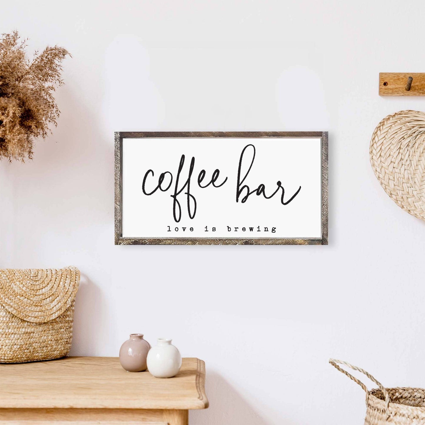 Coffee Bar Wood Sign - Magnolia Lane co. Home + Garden + Gift