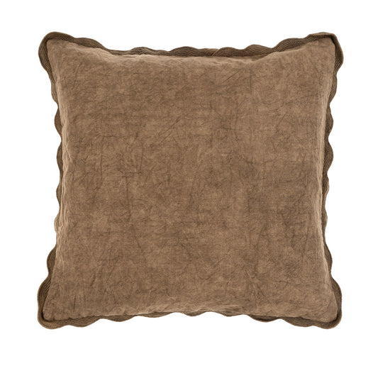 20x20 Scalloped Edge Pillow | Multiple Colours