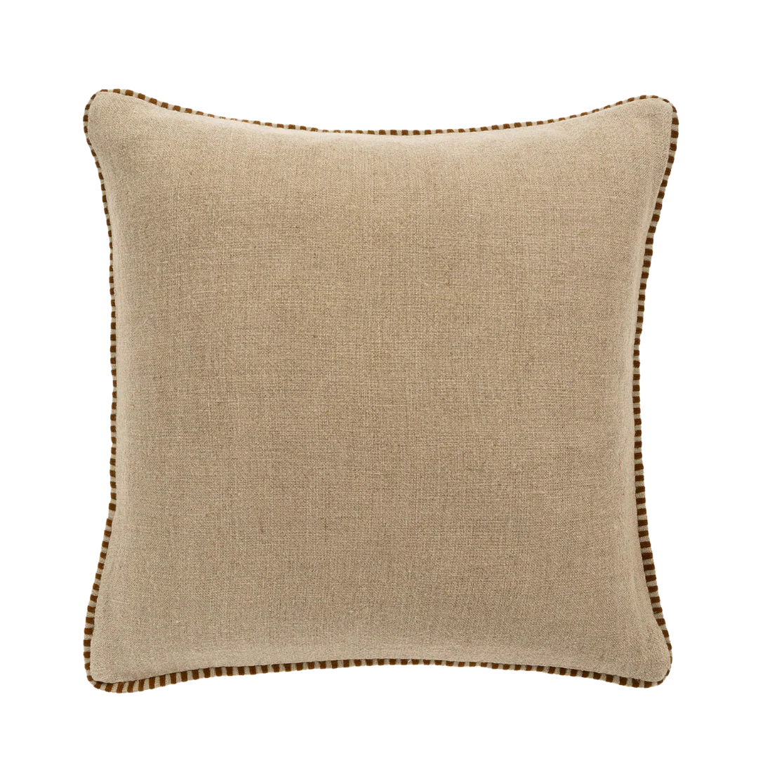 20x20 Honfleur Linen Pillow, Sienna
