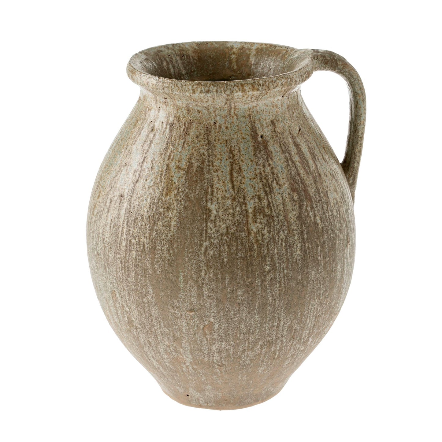 Rhodes Pitcher Vase Large| Reactive Brown