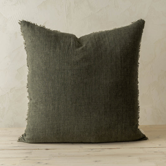 Lina Linen Pillow Avocado | Two Sizes - Magnolia Lane co. Home + Garden + Gift
