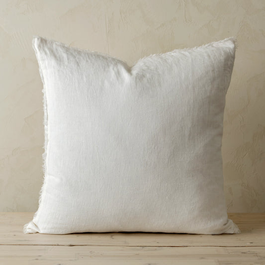 Lina Linen Pillow Ivory | Two Sizes