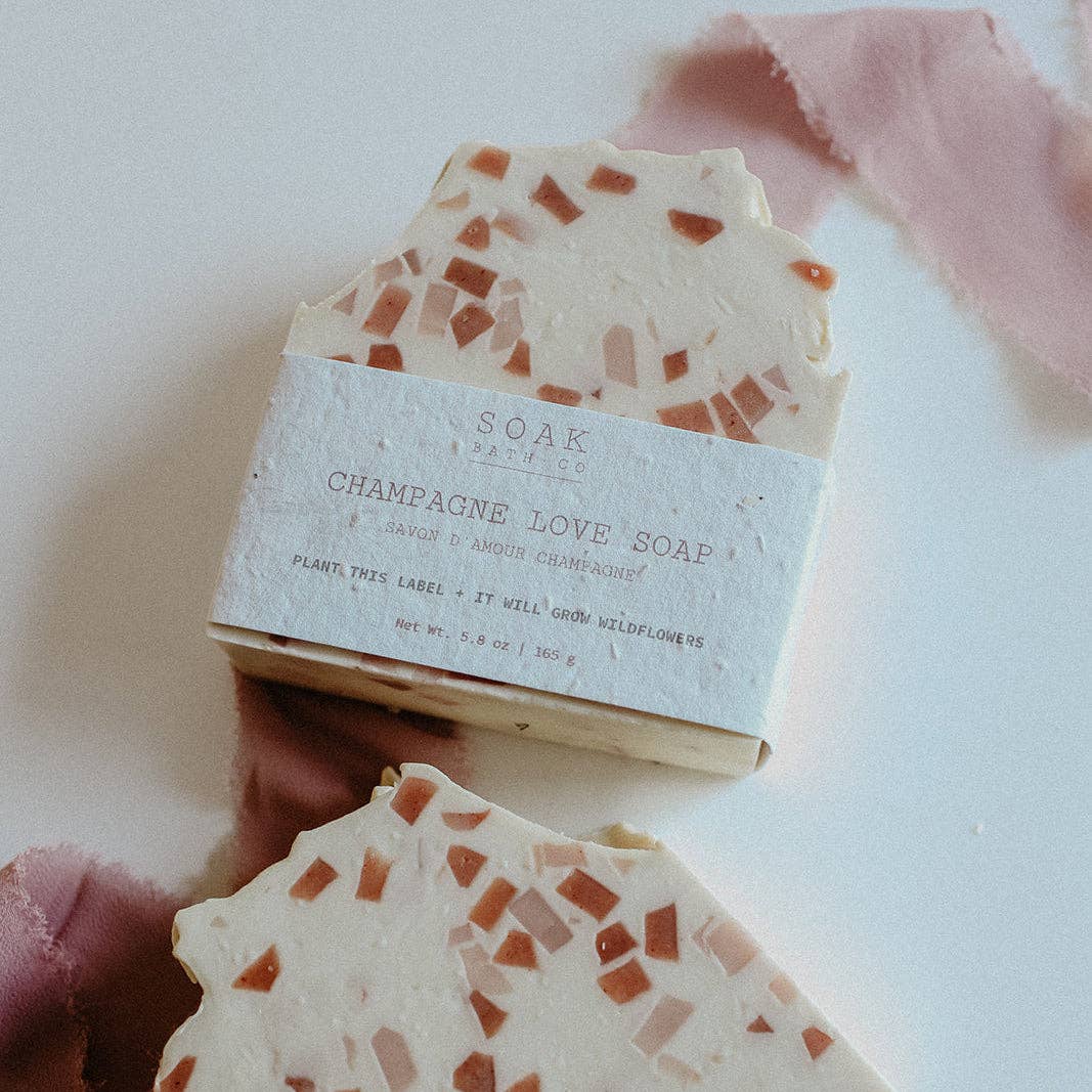Champagne Love Soap Bar - Canadian Made - Magnolia Lane co. Home + Garden + Gift