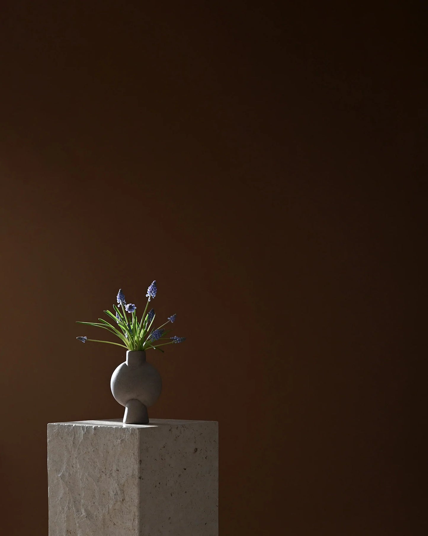 Sphere Vase Bubl, Mini - Taupe