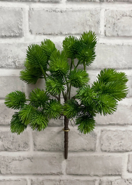 11.5" GREEN THISTLE BUSH