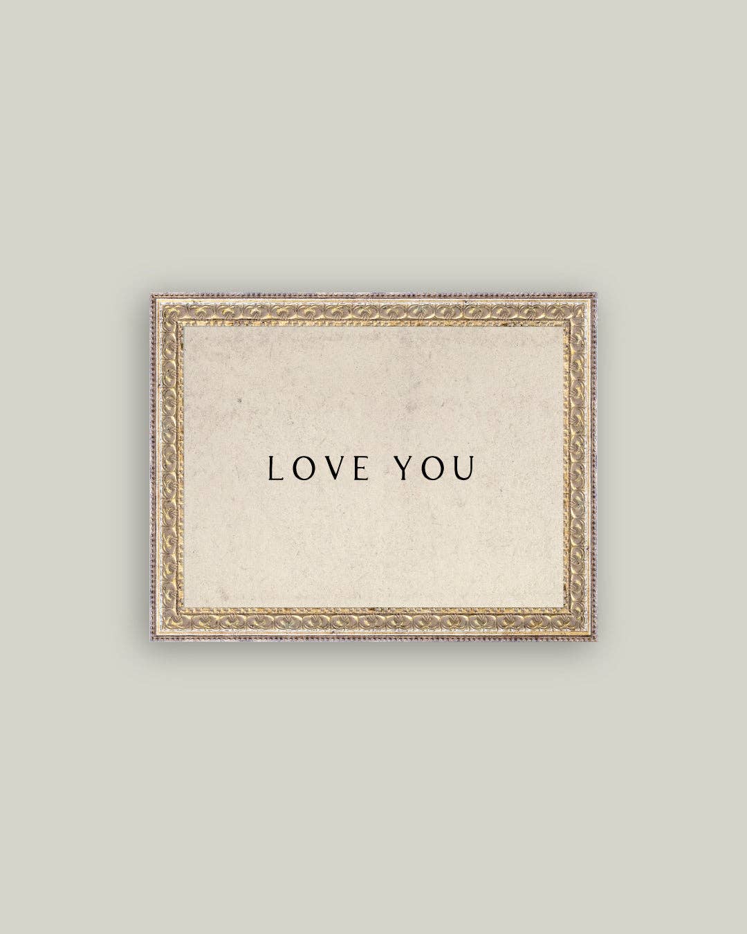 Love You Framed Antique Art - Magnolia Lane co. Home + Garden + Gift