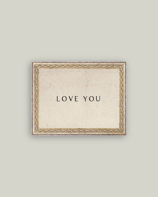 Love You Framed Antique Art - Magnolia Lane co. Home + Garden + Gift