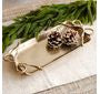 13.5" GOLD TRAY RIBBON HANDLES